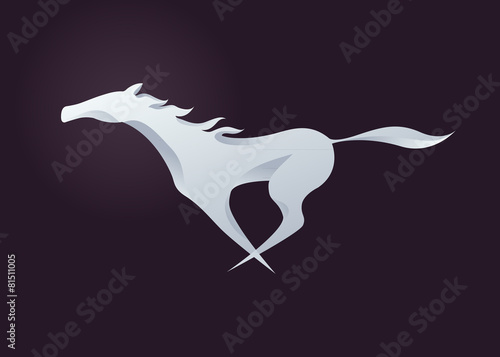 Horse symbol vector
