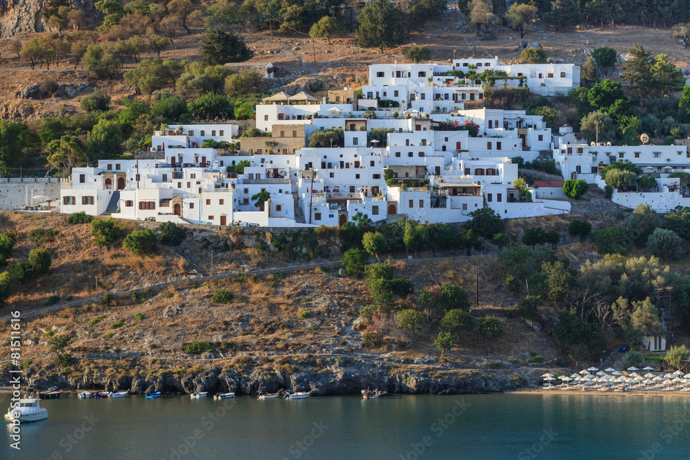 Lindos village, Greece