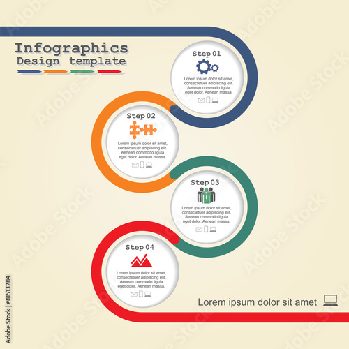 Infographic design template. Vector illustration.
