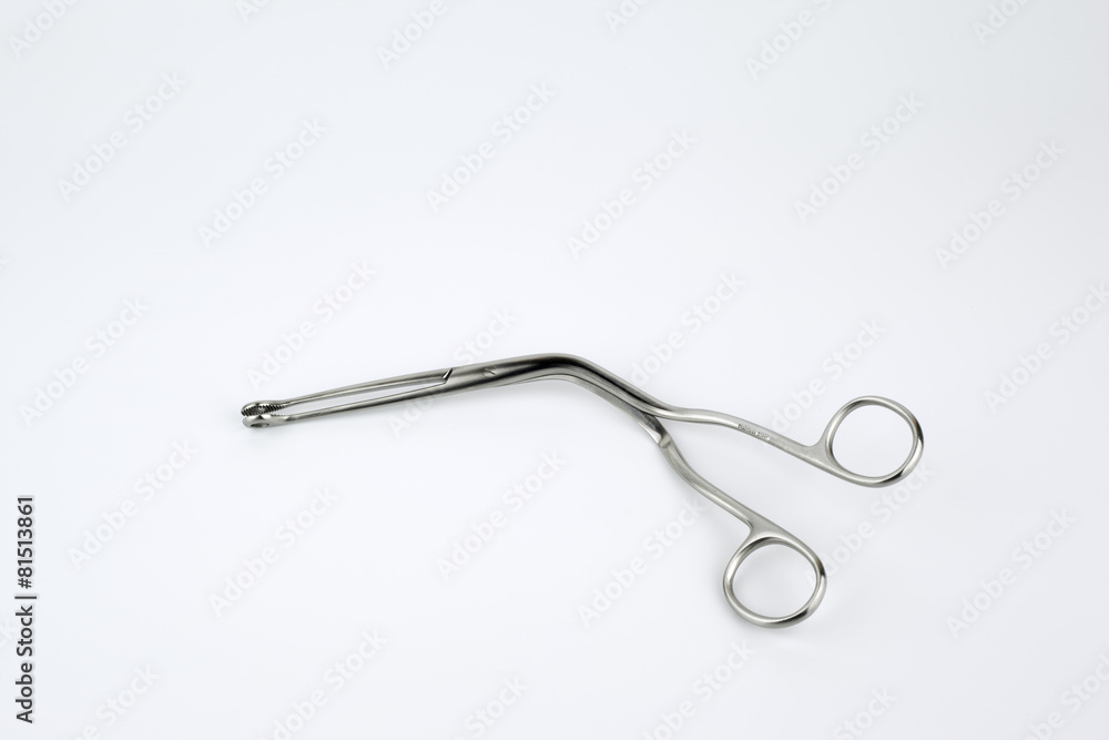 Surgical tool isolated on a white background Surgical tool isolated on a white background