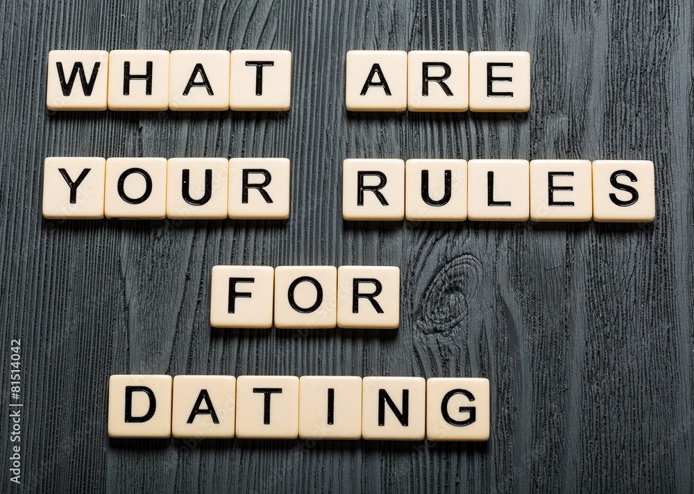 Dating. What are your Rules for Dating? card with heart bokeh Dating. What are your Rules for Dating? card with heart bokeh