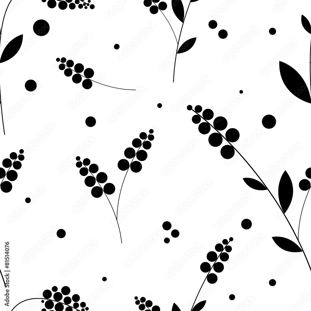 Fototapeta vector seamless pattern floral pattern