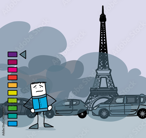 Pic de pollution aux particules fines dans les grandes villes