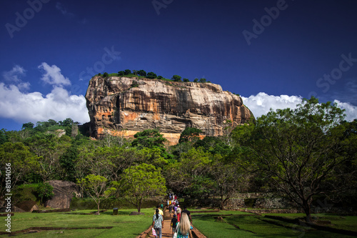 Sigiriya Lion Rock Fortress in Sri Lanka photo