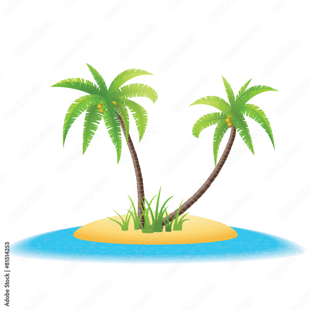 Obraz premium Tropical island
