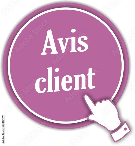 bouton avis client