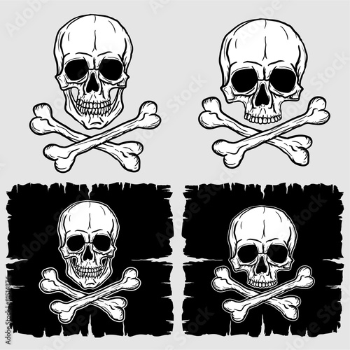 Set of Skull and Crossbones