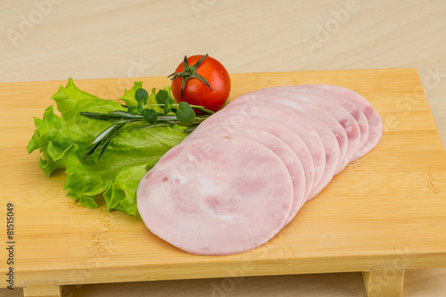 Sliced ham