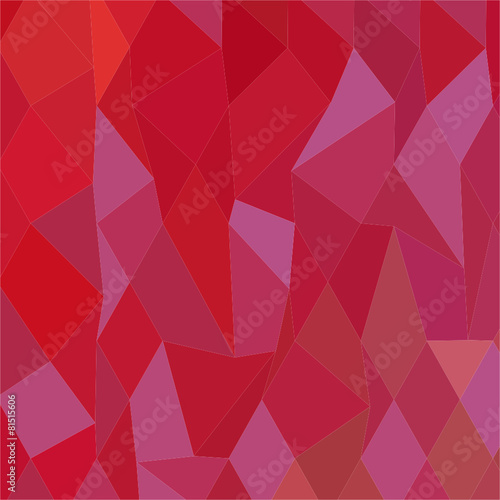 Imperial Purple Cadmium Red Abstract Low Polygon Background