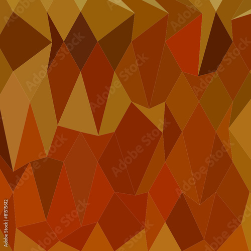 Pastel Orioles Orange Abstract Low Polygon Background