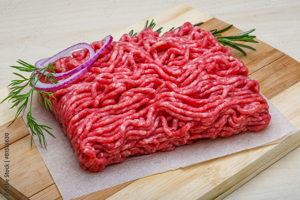 Raw beef minced meat Raw beef minced meat