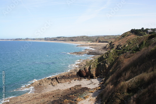 paysage côtier à Pléneuf Val André photo