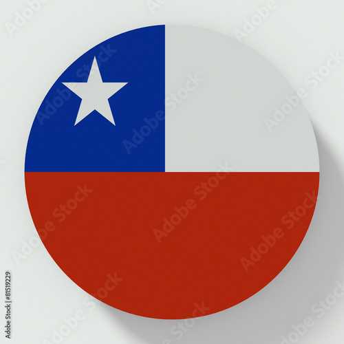 Button Chile flag isolated on white background Free Download Button Chile flag isolated on white background - GFXLoad