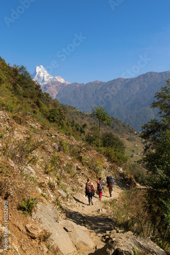 Machhapuchchhre mountain - Fish Tail in English is a mountain in