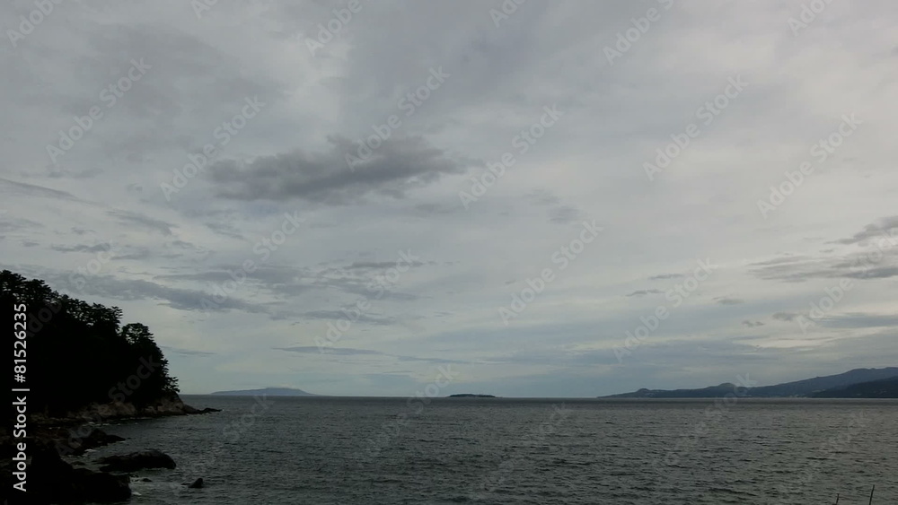 Cloudscape over the shore Cloudscape over the shore