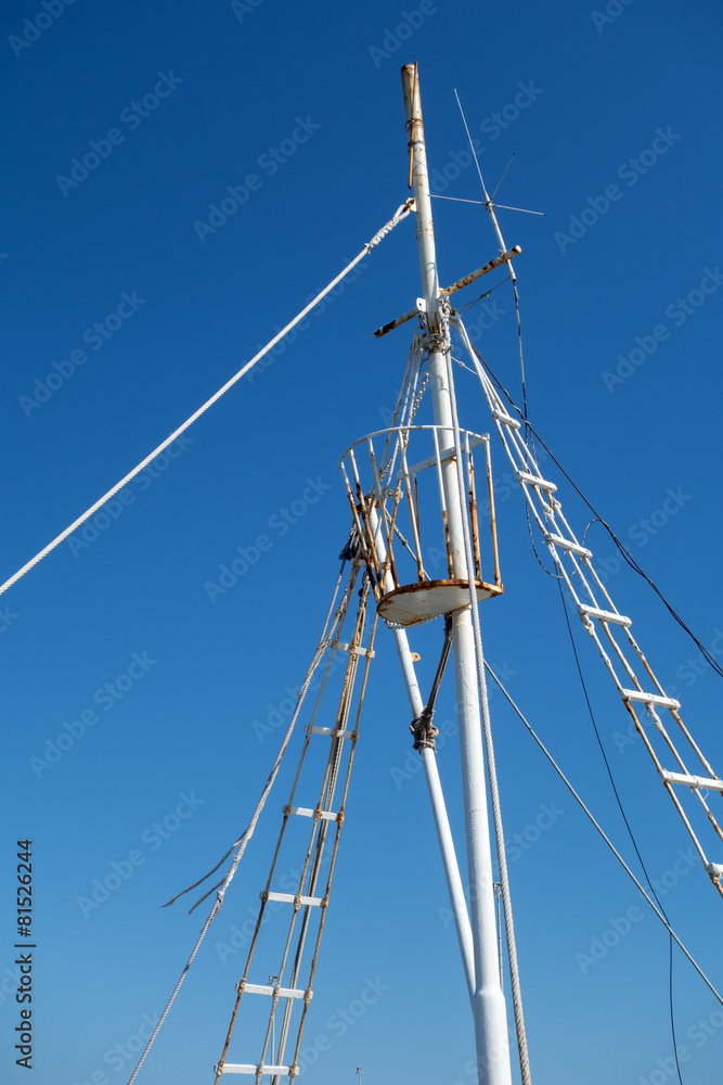 Part of traditional Greek fishing boat, 'Kaiki Part of traditional Greek fishing boat, 'Kaiki