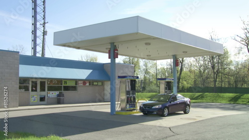 Gas Station Wide Drive Up