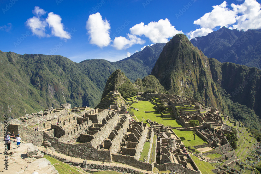 インカ帝国の古都マチュピュツ遺跡