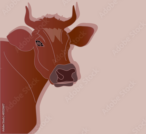 Brown cow