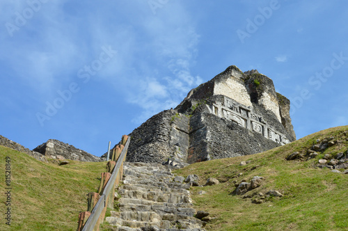 Xunantunich archeological site in Western Belize. Central America photo