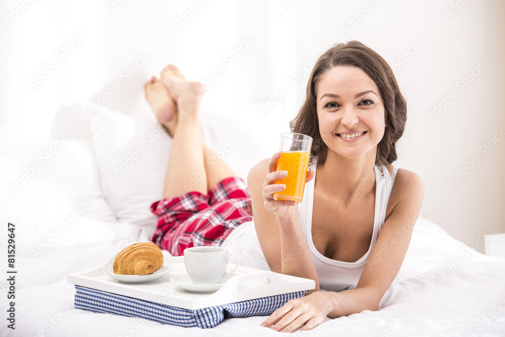 Breakfast in bed Breakfast in bed
