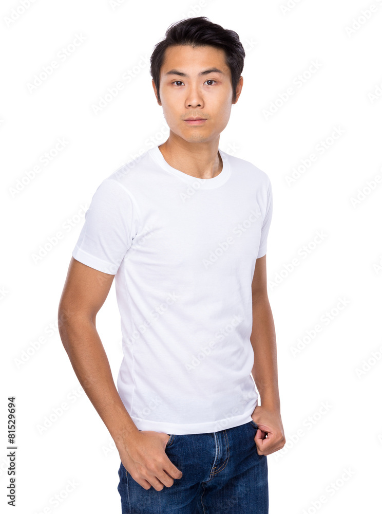 Young Asian man with smiling Young Asian man with smiling