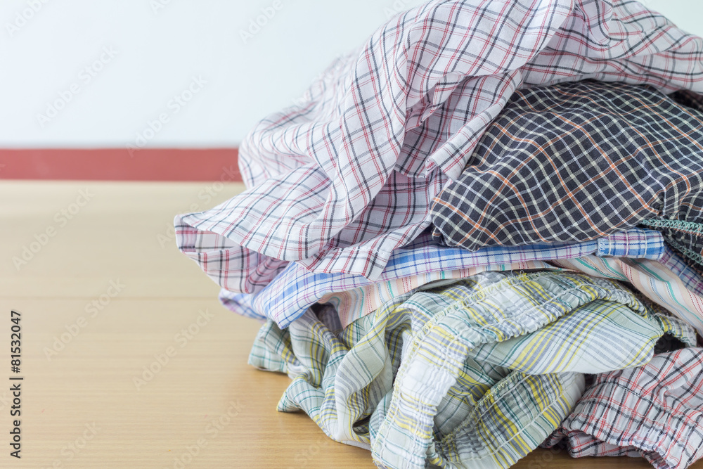 Pile of dirty cloth Pile of dirty cloth