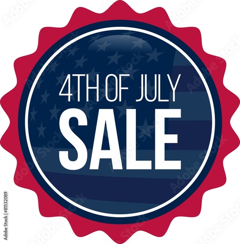 4th of july badge vector luxury fourth of july logo