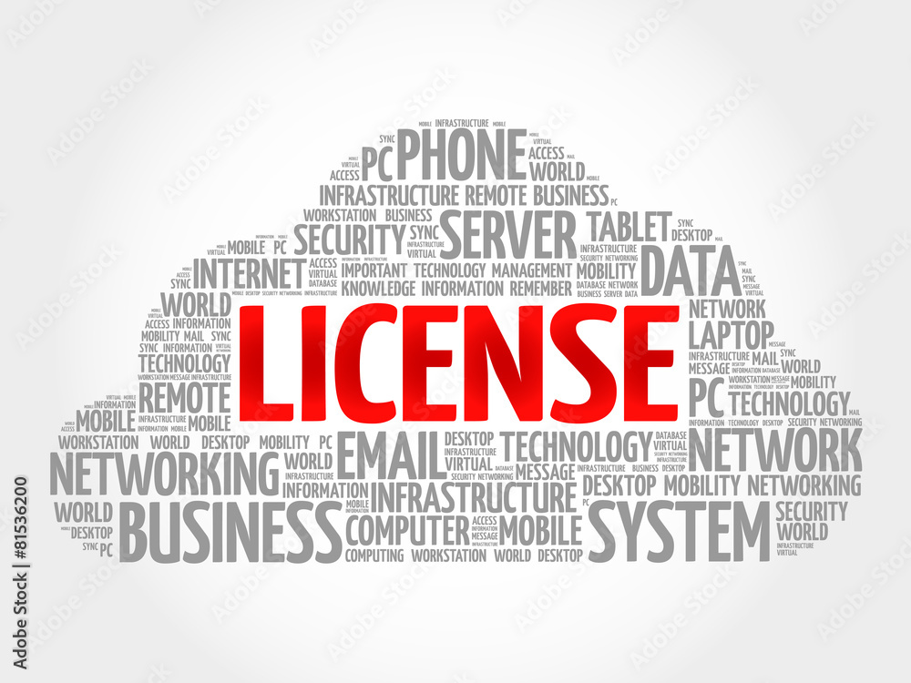 License Word Cloud Business Concept Stock Vector Adobe Stock License Word Cloud Business Concept Stock Vector Adobe Stock
