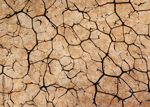 dry cracked texture. abstract relief pattern