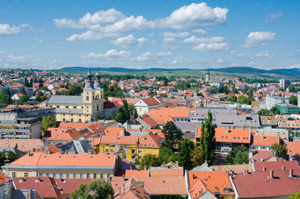 View on Eger, Hungary