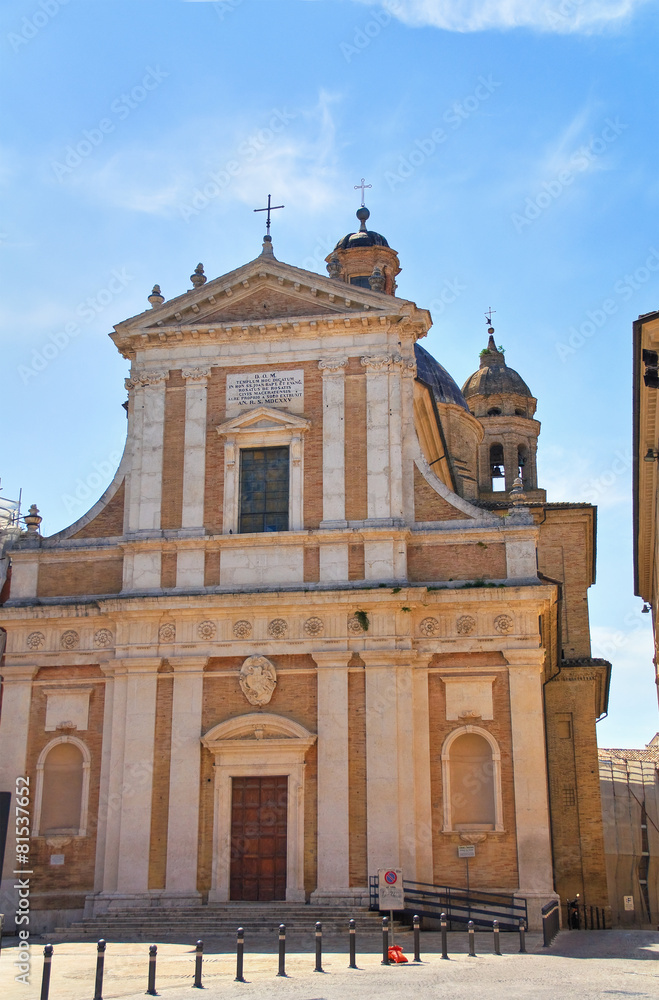 Church of St. Giovanni. Macerata. Marche. Italy.