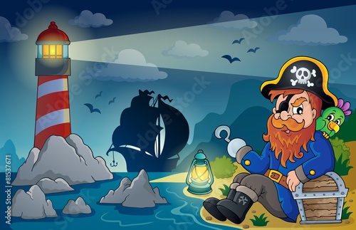 Lighthouse with pirate theme 5