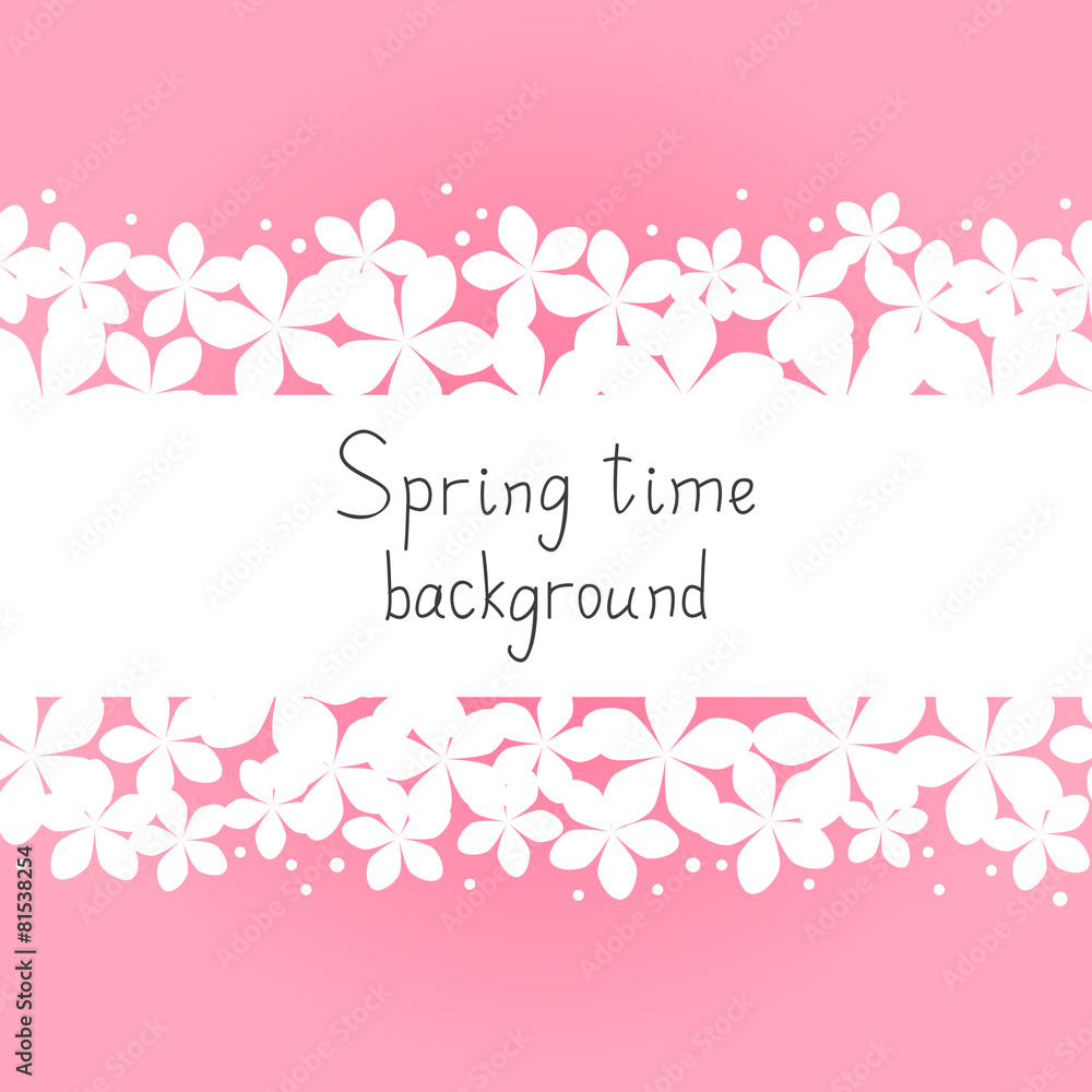 Spring floral background for Your design
