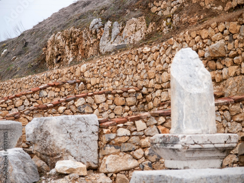 The ruins at Antioch in Pisidia in Turkey