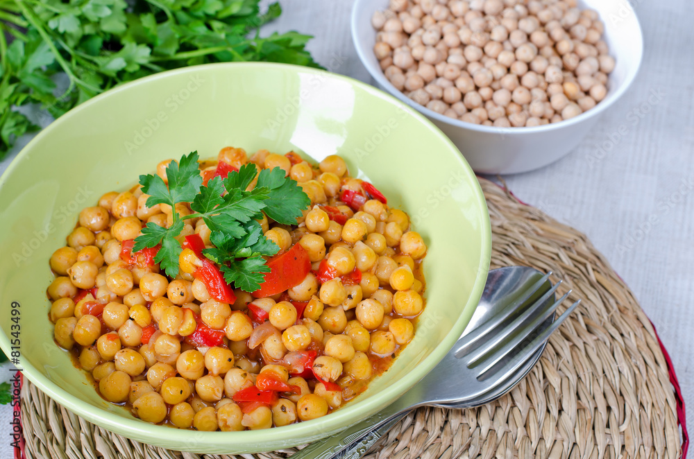 Chickpea stew with vegetables Chickpea stew with vegetables