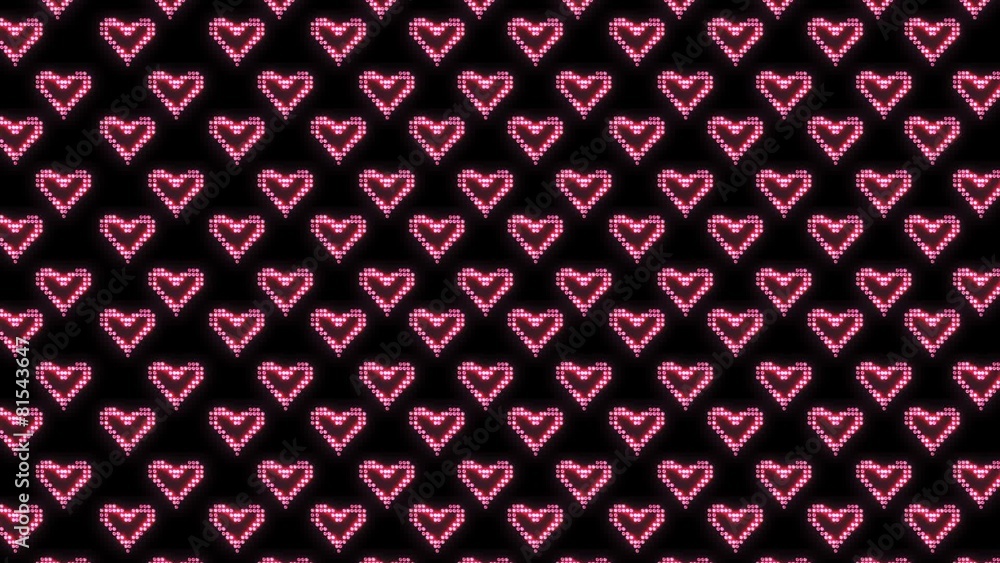 background made of pink hearts background made of pink hearts