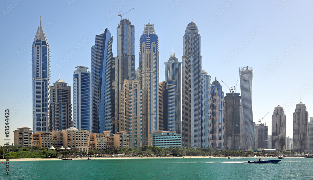 Fototapeta premium Dubai Marina (United Arab Emirates)