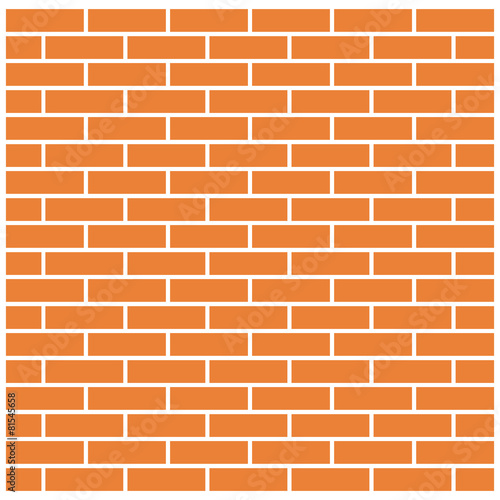 Background of brick wall. Vector illustration