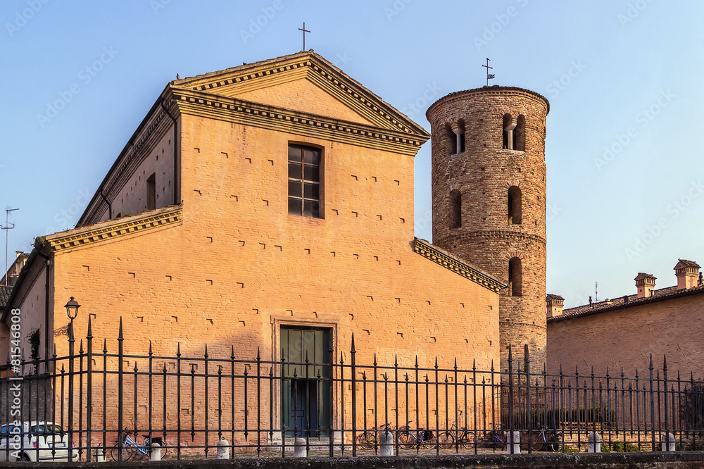 Fototapeta premium church of Santa Maria Maggiore, Ravenna, Italy