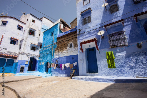 Blue White Lane, Chefchaouen, Morocco © vladislav333222