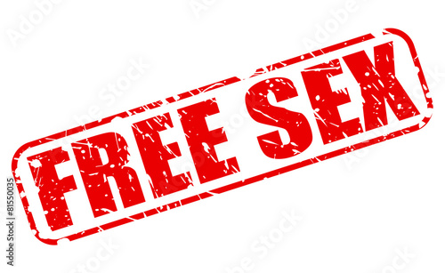 Free sex red stamp text