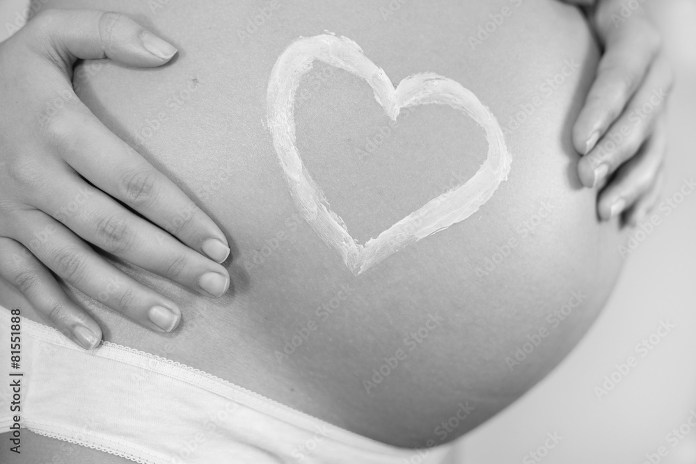 custom made wallpaper toronto digitalPregnant woman with concept of love