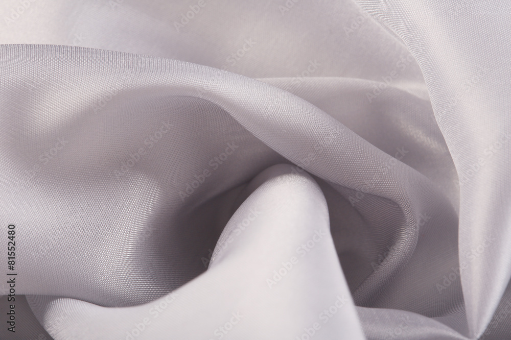 Obraz premium white satin