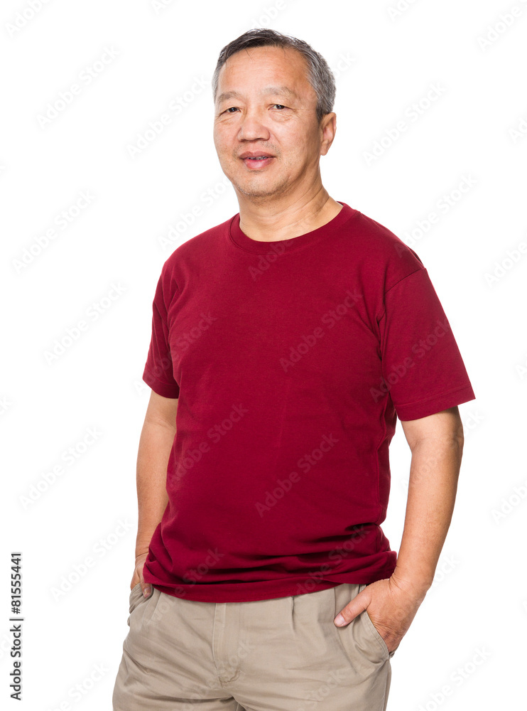 Fototapeta premium Retired asian man
