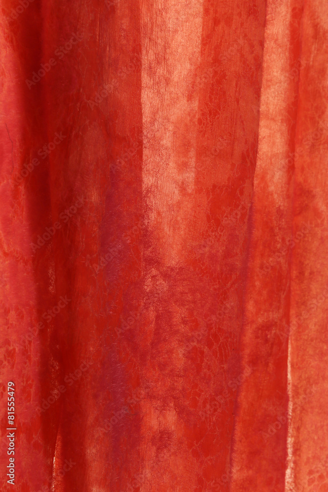 Fototapeta premium transparent red cloth