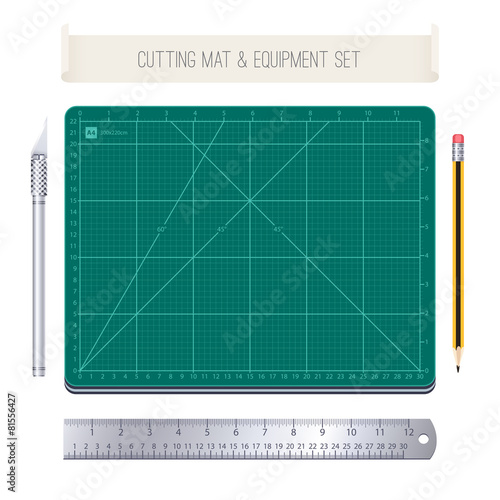 Cutting Mat and Equipment Set