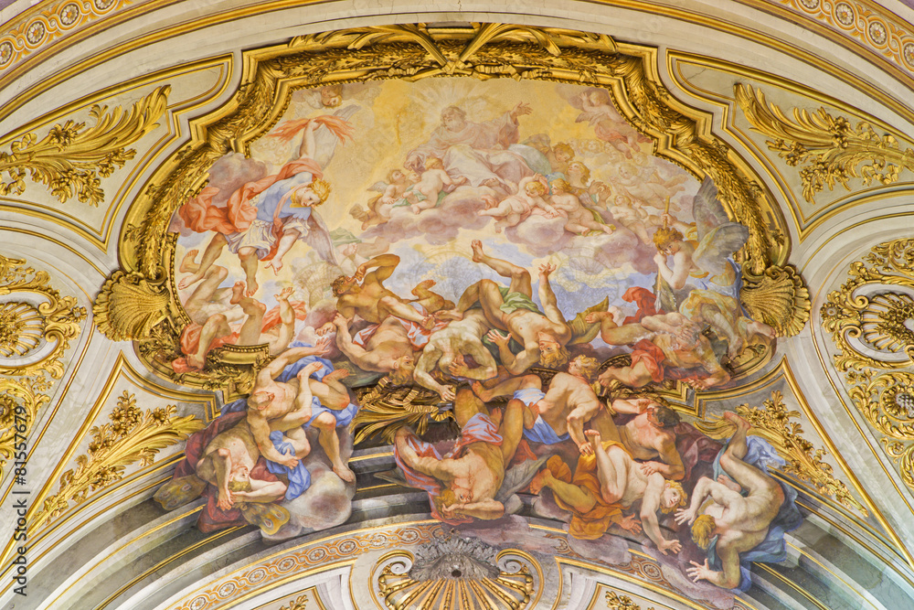Rome - Fall of the Rebelious Angels fresco