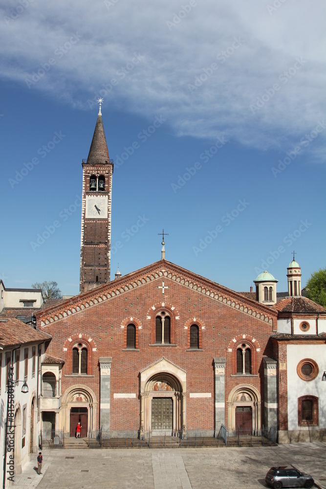 Eustorgio church in Milan, Italy
