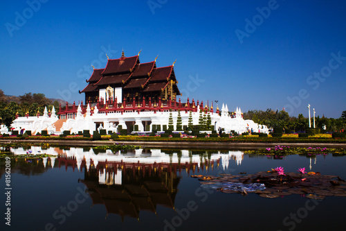 Hor Kam Luang royal pavilion Chiangmai  Thailand.